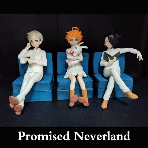 KPOP Anime Figure,Ray-Norman-Emma Figure Anime Figure Cute Cartoon Action Figures Desktop Ornaments thumbnail 2