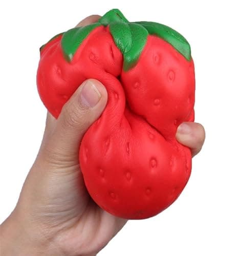 Anboor Squishies Jumbo Slow Rising Kawaii Scent Squishies Strawberry Squeeze Toys for Girls Boys thumbnail 8