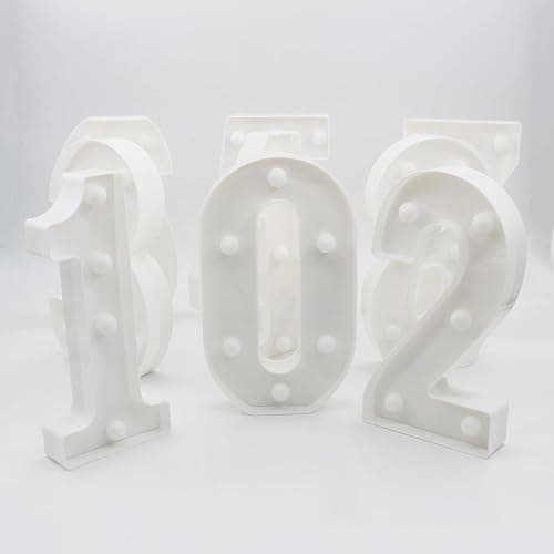 H: 7.88 Inches Light Up Numbers 16 Sign for Party Decor, Happy 16th Birthday Decorations for Boys, Sweet 16 Party Centerpieces Table Decorations for Girls thumbnail 5