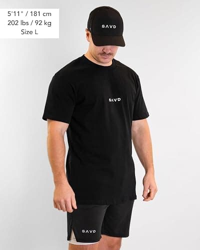 SAVD Christian Oversized T-Shirt for Men – Faith-Based Tee, 100% Cotton, Bible Verse Back Graphic, Bold Christian Design thumbnail 5
