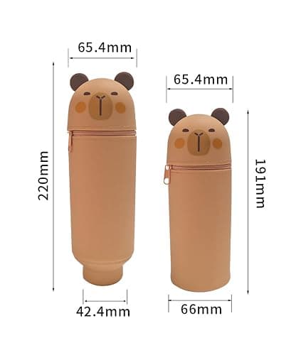 Silicone Pen Case Cute Cartoon Pen Holder 22x6.5x6.5CM thumbnail 4