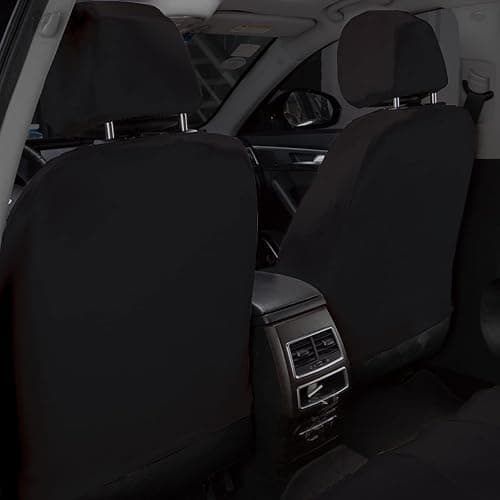 Flying Banner Car Seat Covers Set Beige Tan Front Seats Rear Bench Polyester car seat Protectors Easy installations Rear Bench Split Classic Man Lady thumbnail 4