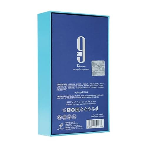 Afnan 9 AM Dive Unisex Eau De Parfum, 3.4 Fl. Oz thumbnail 6