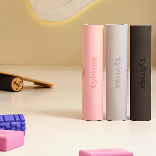 Tylmex Yogamatte TPE rutschfest 6mm | Umweltfreundliche Fitnessmatte für Yoga, Pilates & Workout | Trainingsmatte 183x61cm mit Tragegurt & Online-Übungsanleitung thumbnail 8