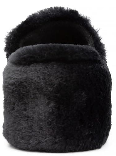 Juicy Couture Women's Faux Fur Platform Slippers – Fluffy Cozy Indoor Outdoor Slip-On House Shoes thumbnail 4