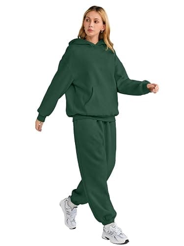 AUTOMET Womens 2 Piece Outfits Lounge Hoodie Sweatsuit Sets Plus Size Fall Fashion Clothes Airport Travel Pants Tracksuits thumbnail 4