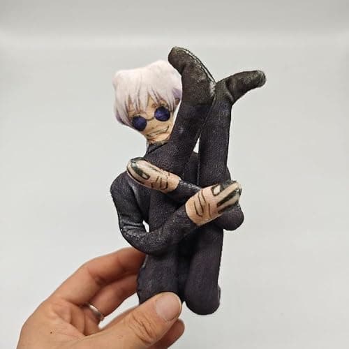 JJK Figure Pillow Anime Gojos Geto Suguru Itadori Yuji Choso Soft Pillow for Pets Cute Stuffed JJK Anime Figures 15IN thumbnail 4