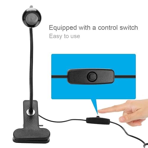 LED UV Light Curing Lamp With Gooseneck and Clamp, PCB Repair Tool 395nm 3W for UV Gel Nail and Curing thumbnail 4