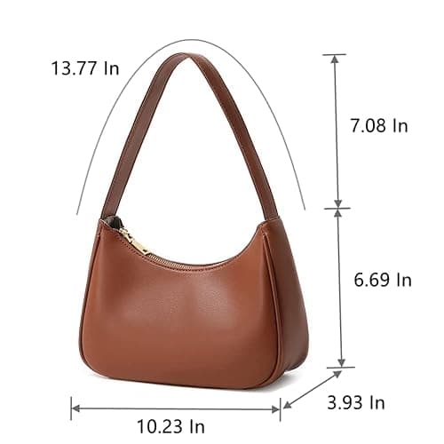 CYHTWSDJ Shoulder Bags for Women, Cute Hobo Tote Handbag Mini Clutch Purse with Zipper Closure thumbnail 3