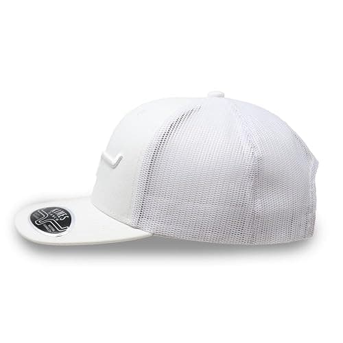 Kimes Ranch Caps Adjustable Snapback Weekly Trucker Hat White thumbnail 3