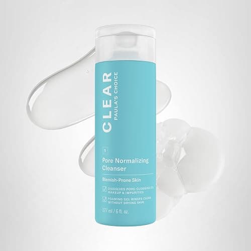 Paula's Choice CLEAR Pore Normalizing Facial Cleanser, Acne Daily Face Wash, Salicylic Acid Face Cleanser for Clogged & Enlarged Pores, Redness, Suitable for Blackhead-Prone Skin Fragrance Free thumbnail 8