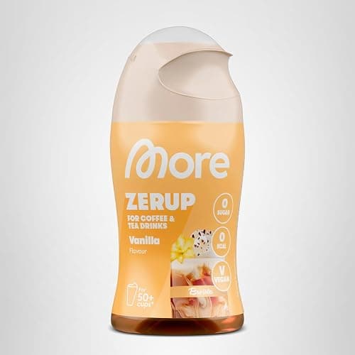 MORE Barista Zerup, Vanilla, 65 ml, für Kaffee, Tee und Heißgetränke, vegan, zero Kalorien - made in Germany thumbnail 8