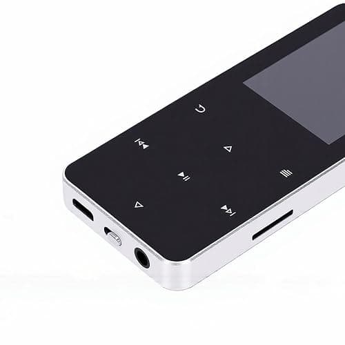 YUEHISY 1.8" LCD MP3 Player, Bluetooth Music Player, HiFi Lossless, FM Radio, Voice Recorder, Expandable 128GB for Sports Gym Travel Gift (Silver) thumbnail 8