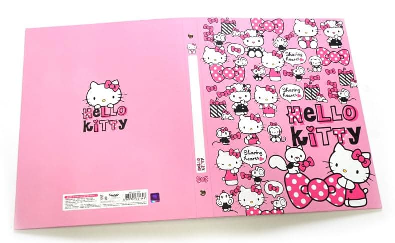 Kitty's Hard Cover 3 Ring Binder Set of 2-2 Different Designs - Officially Licensed thumbnail 2