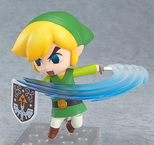 Good Smile Company Legend of Zelda 4 Inch Action Figure Nendoroid - Link The Wind Waker Version | Legend of Zelda 4 Inch Action Figure Nendoroid - Link The Wind Waker version thumbnail 4