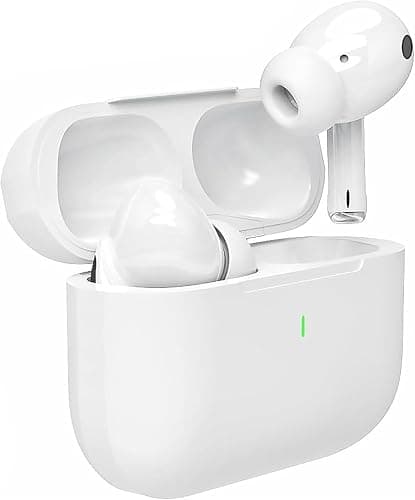 Wireless Earbuds Bluetooth 5.0 Headphones Noise Cancelling Air Buds Pods 3D Stereo Ear pods in-Ear Ear Buds with Deep Bass Earphones Sport Headsets for Android/Samsung/Apple iPhone - Image 1