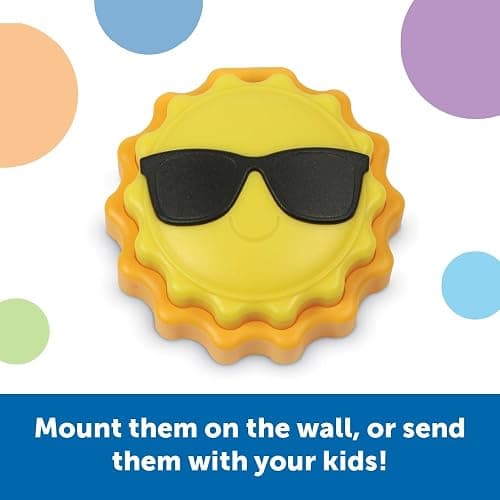 Learning Resources Message Maker Recordable Button Sunshine, SEL Toys, Classroom Must Haves, Teacher Supplies, Gifts for Boys and Girls, Speech Materials, Ice Breaker thumbnail 4