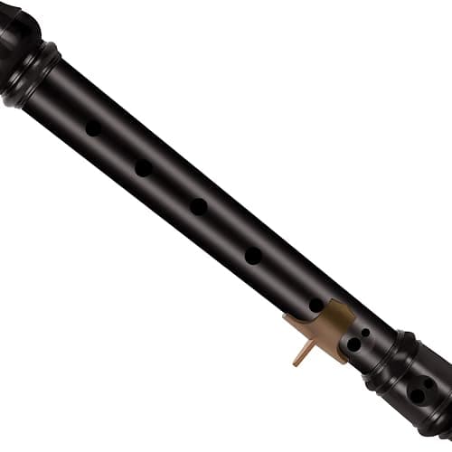 Eastrock Recorder Instrument German Style Soprano Recorder Brown 3 Pieces for Beginners with Cleaning Rod, Fingering Chart, Packing Bag, Thumb Rest - Brown thumbnail 3