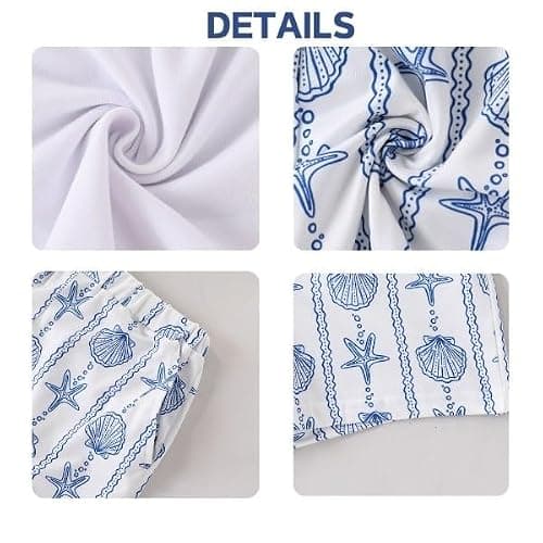 Zylvae Kid Girl 6-11 Years Summer 2-Piece Outfit Set - Daisy/Bow Print Top & Patterned Shorts Clothing Set thumbnail 5
