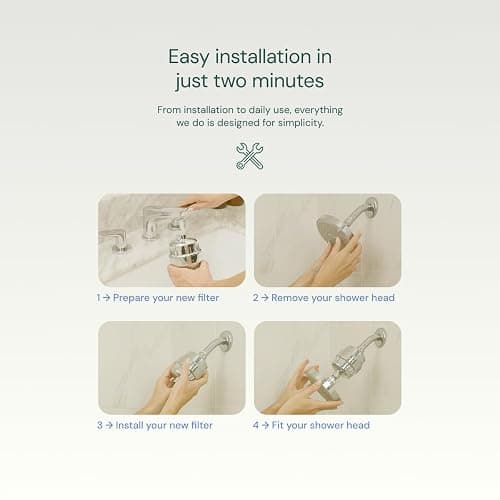 Aquabliss High Output Revitalizing Shower Filter - Reduces Dry Itchy Skin, Dandruff, Eczema, and Dramatically Improves The Condition of Your Skin, Hair and Nails - Chrome (SF100) thumbnail 8