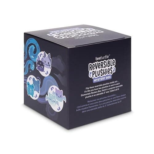 TeeTurtle 3" Reversible Plushie Mystery Box Plushie - Elements Series - Surprise Soft Cute Stuffed Animal Blind Box thumbnail 4