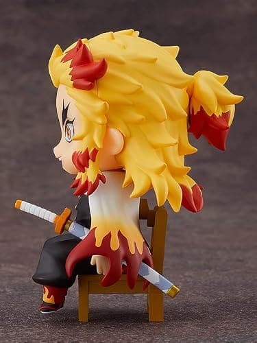 Good Smile Demon Slayer: Kimetsu no Yaiba: Kyojuro Rengoku Nendoroid Swacchao! Action Figure, Multicolor thumbnail 4