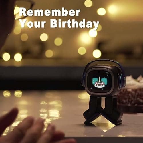 EMOPET AI Desk Robot Companion - ChatGPT Enabled with Voice Commands & Dancing, Interactive AI Robot Pet with Personality, for Adults and Kids thumbnail 8