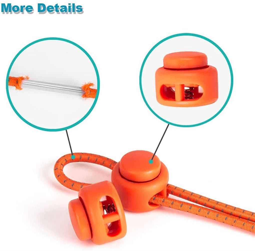 Elastic Shoe Laces No Tie Adjustable Tieless Rubber Shoelaces for Kids and Adults thumbnail 3