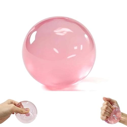Coconut Oil Squishy,Soft Squishy Coconut Squishy Stress Balls,Slow Rising Stress Relief Toy,Funny Stress Balls for Anxiety Relief & Sensory Calm(Pink) - Image 1