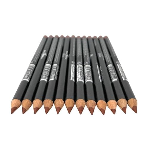12 pcs Italia-Deluxe Ultra Fine Lip liner, Creamy, Long Lasting, High Pigmented Pencil (1040 Brown) thumbnail 2