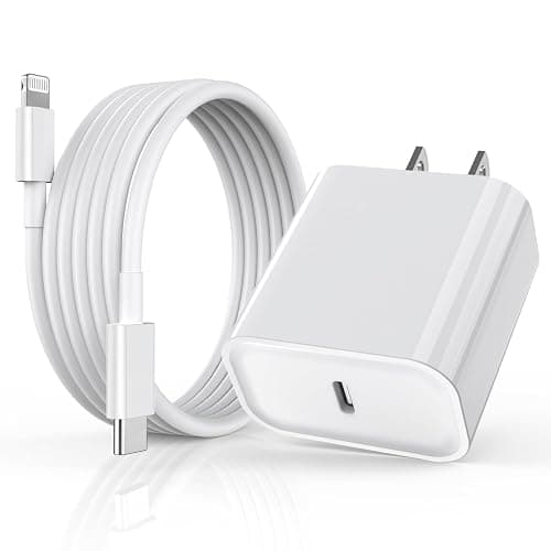 iPhone Fast Charger,10FT Extra Long Fast Charging USB C to Lightning Cable Cord with USB C iPhone Charger Block 20W PD Travel Plug for iPhone 14/Pro/Pro Max/Plus/13/12/11/Mini/Pro/XS/XR/SE 2022/8/iPad - Image 1