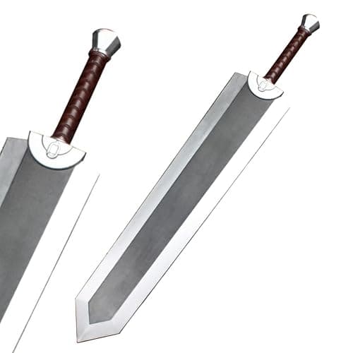 Blazing Steel Fantasy Foam Dragon Slayer Berserk Guts Sword Anime Cosplay & Costume (Different Size to Choose from) - Image 1