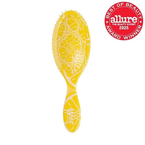Wet Brush Original Detangler, Lemon (Tutti Fruitti), Ultra-Soft IntelliFlex Bristles Glide Through Tangles, Detangling Hair Brush, All Hair Types (Wet & Dry), Women & Men, Limited Edition thumbnail 2