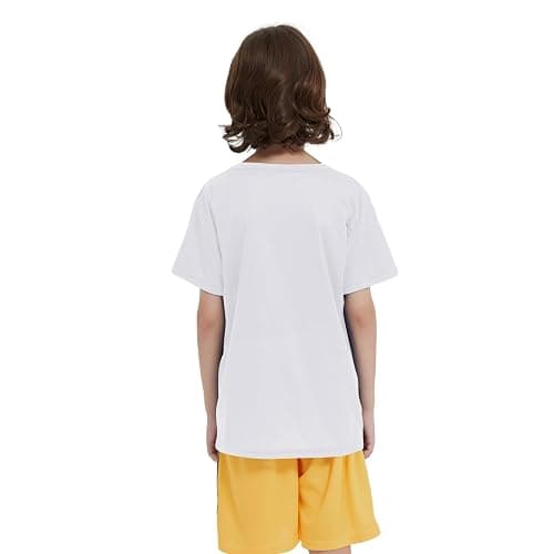 6 Pack Boys Youth Kids Mesh Athletic Quick Dry T Shirts Short Sleeve Moisture Wicking Tee Shirts Active Tops (Age 4-18) thumbnail 5