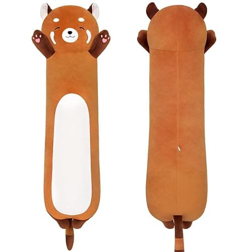 MIAOHAHA Plush Raccoon Pillow - Cute Stuffed Animal Toy, 50cm/19.6in, Perfect for Kids & Girls, Hugging Pillow for Sleeping & Gifting - Image 1