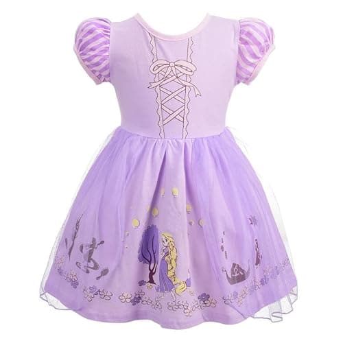 4T Dressy Daisy Princess Dress Halloween Costumes Fancy Party Birthday Summer Dresses for Toddler & Little Girls - Image 1