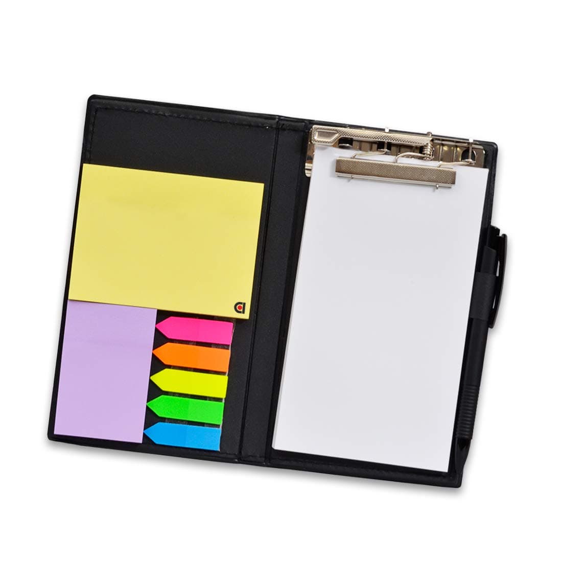 COI Desk Organizer Gift Set – Sticky Notes, Memo Pads, Pen & Note Holder for Office, School, Home | Compact Stationery Organizer for Desk (White) thumbnail 2