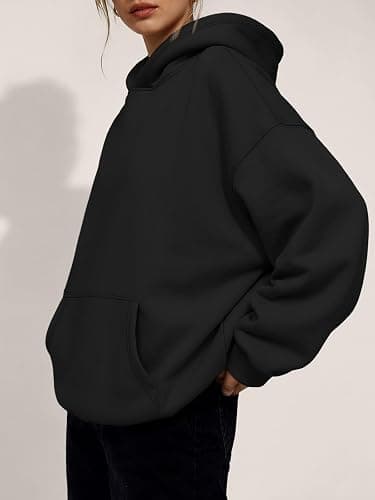 Trendy Queen Women Oversized Hoodies Fall Outfits | Gentle Skin Feel, Aesthetic Drop Shoulder, Large Kangaroo Pocket, Seamless Daily Outfit Match thumbnail 3