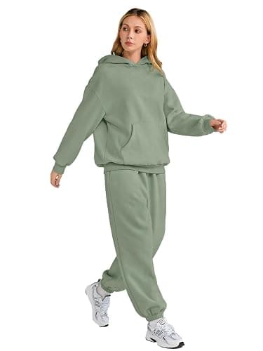 AUTOMET Womens 2 Piece Outfits Lounge Hoodie Sweatsuit Sets Plus Size Fall Fashion Clothes Airport Travel Pants Tracksuits thumbnail 4