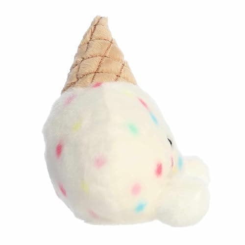 Aurora® Adorable Palm Pals™ Sprinkle Ice Cream™ Stuffed Animal - Fun Collectible Plush for Kids and Adult Collectors - Perfect for Decorating Rooms and Birthday Gifts - White 5 Inches thumbnail 4