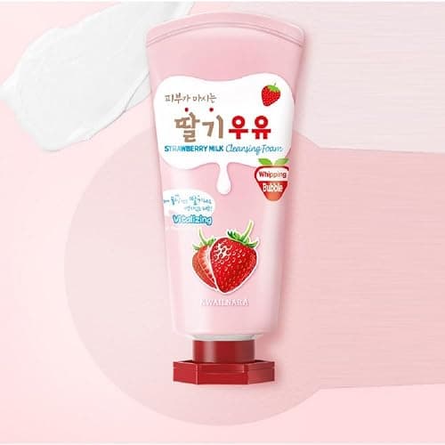 Kwailnara Milk Cleansing Foam (120 mL) (Strawberry) thumbnail 2