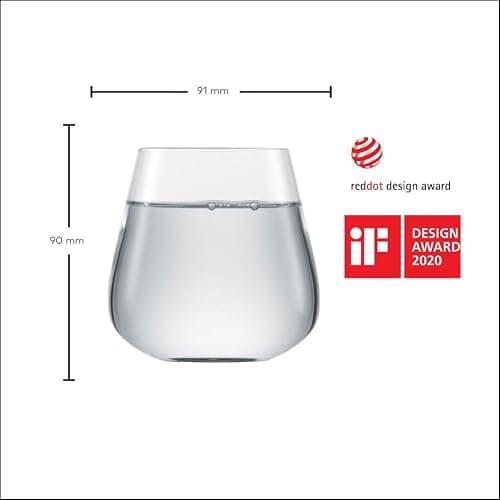 Zwiesel Glas Wasserglas Vervino (4-er Set), vielseitige Trinkgläser mit Moussierpunkt, spülmaschinenfeste Tritan-Kristallgläser, Made in Germany (Art.-Nr. 122204) thumbnail 3