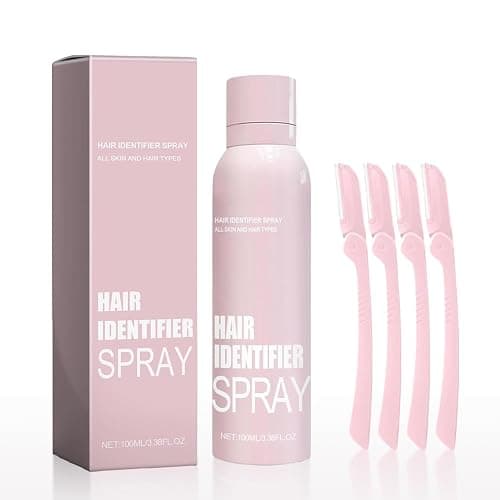 enttgo Hair Identifier Spray for Face Shaving, Skin Body Hair Identifying Spray With Razors,Moisturizing And Skin Care Set - Image 1