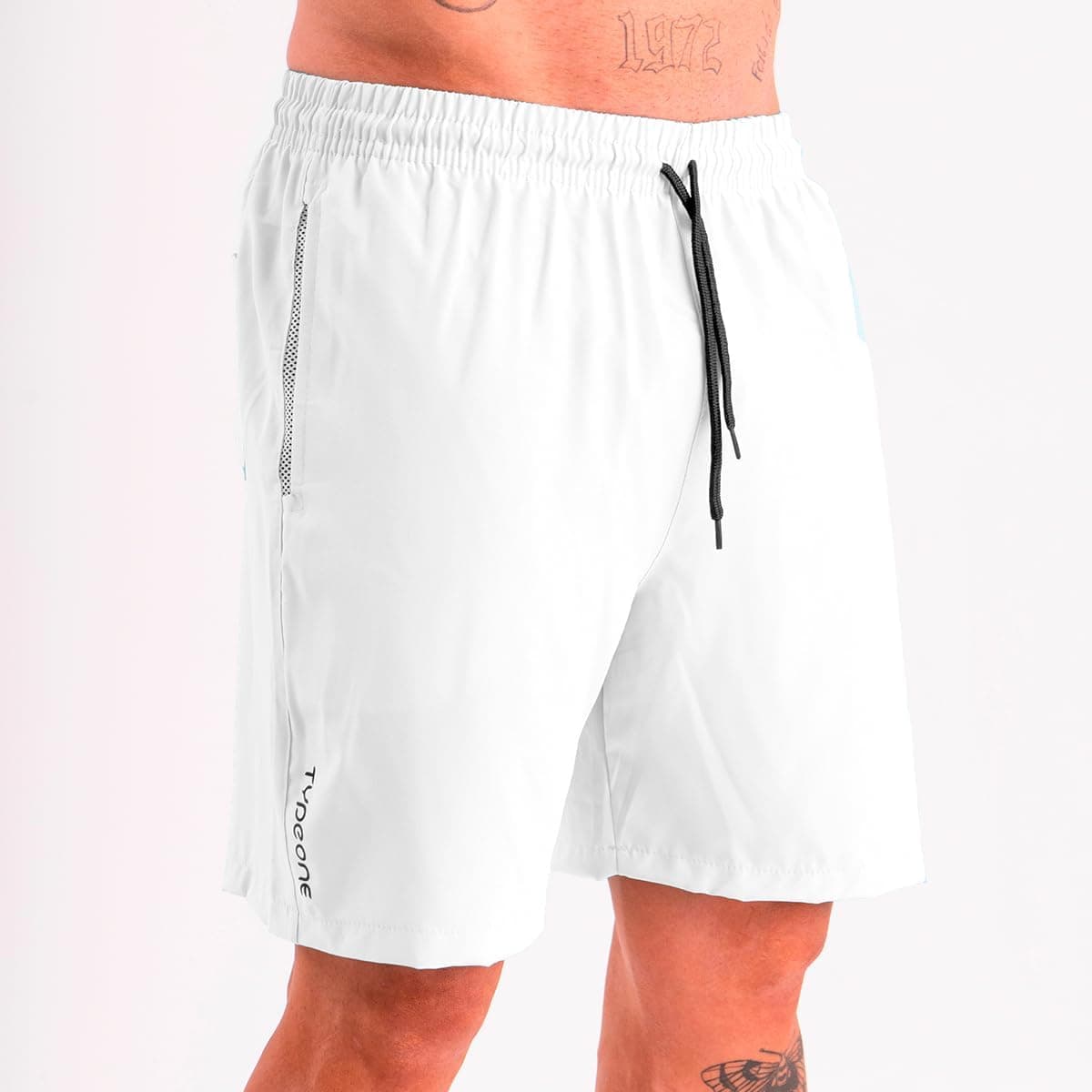 Short Tactel Com Elastano Premium - G - Branco thumbnail 3