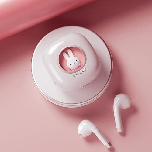 Miffy Bluetooth Wireless Earbuds Headset (Pink)，IPX5 Waterproof Ear Buds Headphones thumbnail 3