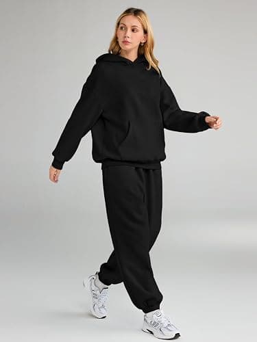 AUTOMET Womens 2 Piece Outfits Lounge Hoodie Sweatsuit Sets Plus Size Fall Fashion Clothes Airport Travel Pants Tracksuits thumbnail 4
