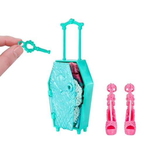 Monster High Skulltimate Secrets Lagoona Blue Doll and Accessories Set, Destination: Gore-geous Oasis with Suitcase and 19+ Surprises like Clothes, JDR51 thumbnail 4