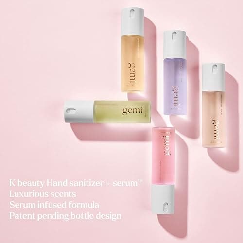 gemi Hand Sanitizer + Serum™ | Eden | Hydrating K-Beauty Formula with Centella, Vitamin B5 & Green Tea | Kills 99.9% of Germs | Fresh Scent with Lavender, Geranium & White Musk | 650 Sprays thumbnail 2