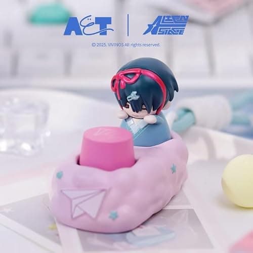KILA MILA Anime Alien Stage Series Figure Blind Box, Officially Licensed Cute Mechanical Keycaps Mystery Box PVC Figure Collection Gifts (Random 1pcs) thumbnail 7
