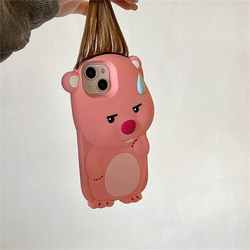 QoKcoahn Case Compatible with iPhone 17,Cute 3D Kawaii Funny Ugly Beaver Cartoon Cover with Keychain Soft Silicone Gel Drop Protector Women Girls thumbnail 4